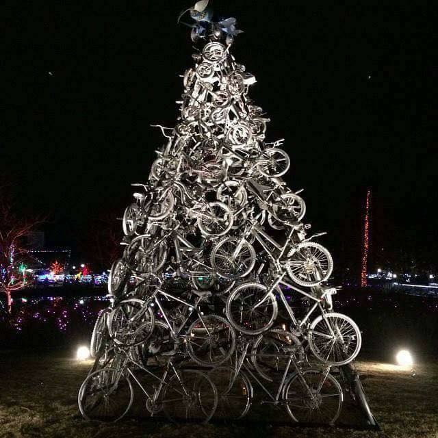 albero natale bike